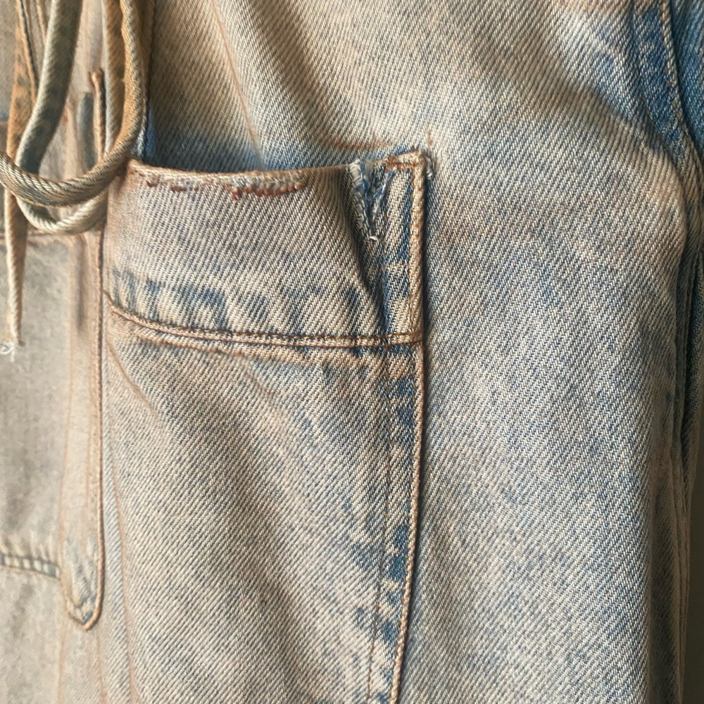 We The Free Beige Denim Jumpsuit - Picture 5 of 5